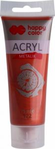 Happy Color Farba akrylowa Happy Color 75ml czerwone złoto metalik 1