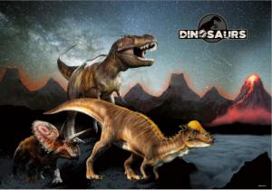 Derform Podkład szkolny na biurko obustronny Dinozaury 1