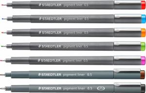 Staedtler Pisak techniczny Pigment Liner 0.5mm S308 niebieski nr 6587 2