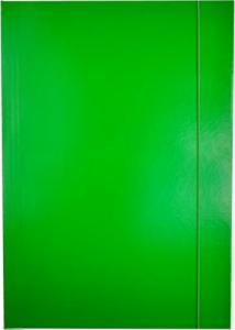 OKOFFICE Teczka lakierowana z gumką A4 Granatowa 11