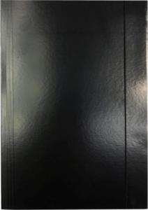 OKOFFICE Teczka lakierowana z gumką A4 Granatowa 8