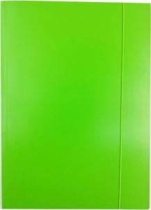 OKOFFICE Teczka lakierowana z gumką A4 Granatowa 9