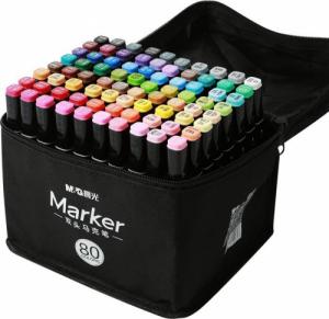 M&G Marker artystyczny alkoholowy dwustronny zestaw 80k M&G 3