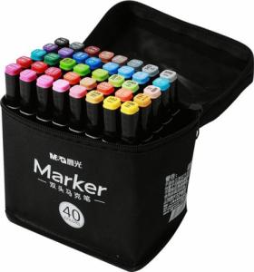 M&G Marker artystyczny alkoholowy dwustronny zestaw 40k M&G 3