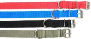 Dingo obroża z taśmy polipropylenowej, pojedyncza szer. 1,0 cm dł.35 cm ( 23-32 cm ) czerwona 3