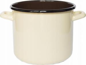 Elo-Pol GARNEK EMALIOWANY ELO-POL BEŻ-BRĄZ 22 CM 6 L 1