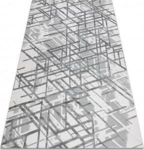 Dywany Łuszczów Dywan AKRYL VALS 8381 Linie przestrzenny 3D szary, 250x350 cm 1