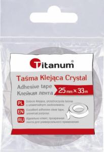 Titanum Taśma biurowa Crystal 25mm 33m Titanum 1