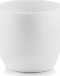 Polnix Doniczka kula ceramiczna na kwiaty biała 8,5 cm 1