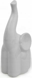 Polnix Figurka ozdobna słoń ceramiczny 24 cm biały 1