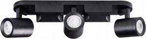 Lampa sufitowa Kanlux Oprawa ścienno-sufitowa potrójna Laurin czarna 1