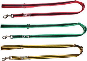 Dingo Przedłużana z taśmy polipropylenowej 1.6/120-220cm Czarno-żółta (13018) 2