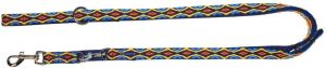 Dingo Winnetou Przedłużana 1.0/120-220cm z taśmy polipropylenowej Niebieska (13568) 1