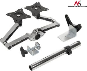 Maclean Uchwyt biurkowy na 2 monitory 13" - 27" (MC-714) 3