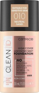 Catrice Catrice Clean ID Luminous Matt Podkład 30ml 010 Neutral Sand 1