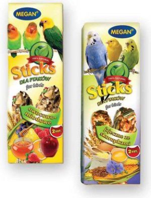 Megan Sticks dla ptaków owocowo-miodowe 2 szt. 90g 2