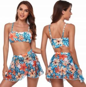 Pan i Pani Gadżet Strój kąpielowy bikini jungle spódniczka top - 3w1 1