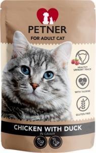 Petner Petner Karma Mokra Z Kurczakiem Z Kaczką I Żurawiną 85 G Dla Kota 1