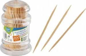 Ravi Wykałaczki bambusowe premium w pojemniku 200 szt. 1