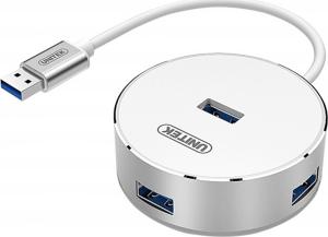HUB USB Unitek Aluminiowy 4x USB 3.0 (Y-3197WH) 3