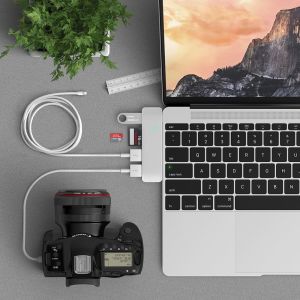 HUB USB Satechi 1x SD 1x microSD  + 3x USB-A 3.0 (ST-TCUHS) 2