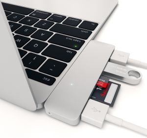 HUB USB Satechi 1x SD 1x microSD  + 3x USB-A 3.0 (ST-TCUHS) 7