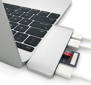 HUB USB Satechi 1x SD 1x USB-C 1x microSD  + 2x USB-A 3.0 (ST-TCUPS) 4