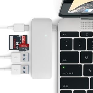 HUB USB Satechi 1x SD 1x USB-C 1x microSD  + 2x USB-A 3.0 (ST-TCUPS) 5