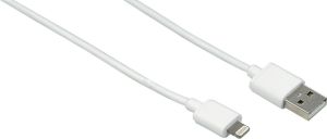 Kabel USB Hama USB-A - Lightning 1 m Biały (001382220000) 1
