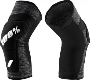 100% Ochraniacze na kolana 100% RIDECAMP Knee Guard Heather Grey Black roz. XL (NEW 2022) 1