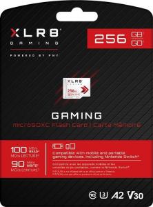 Karta PNY XLR8 Gaming MicroSDXC 256 GB Class 10 UHS-I/U3 A2 V30 (P-SDU256V32100XR-GE) 3