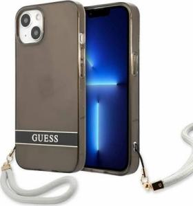 Guess Guess GUHCP13SHTSGSK iPhone 13 mini 5,4" czarny/black hardcase Translucent Stap 1