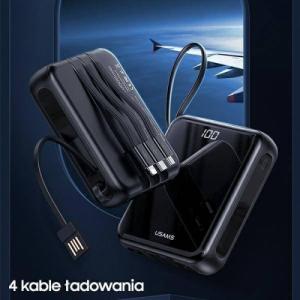 Powerbank Usams PB61 10000mAh Czarny 2