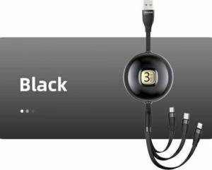 Kabel USB Usams USB-A - Lightning 1 m Czarny (Usa001133) 6