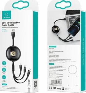 Kabel USB Usams USB-A - Lightning 1 m Czarny (Usa001133) 7