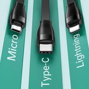 Kabel USB Usams USB-A - Lightning 1 m Zielony (Usa001135) 2
