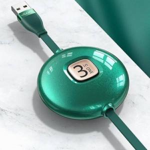 Kabel USB Usams USB-A - Lightning 1 m Zielony (Usa001135) 3