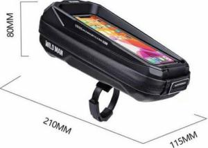 WildMan Etui/uchwyt rowerowy WILDMAN MS33 sakwa na ramę czarny/black 6