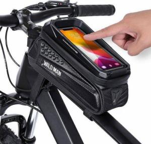 WildMan Etui/uchwyt rowerowy WILDMAN MS77 sakwa na ramę czarna/black 2