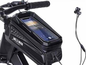WildMan Etui/uchwyt rowerowy WILDMAN MS77 sakwa na ramę czarna/black 6