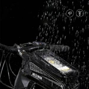 WildMan Etui/uchwyt rowerowy WILDMAN MS77 sakwa na ramę czarna/black 7