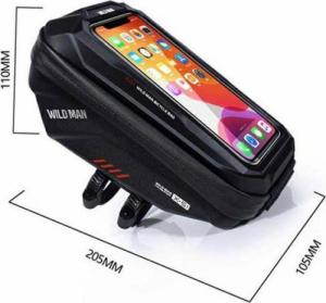WildMan Etui/uchwyt rowerowy WILDMAN XS1 sakwa na ramę czarna/black 12
