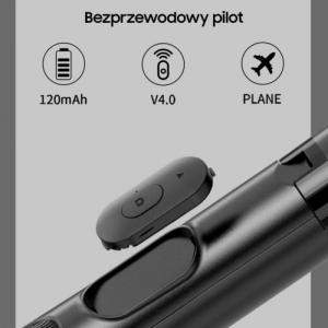 Usams USAMS Uchwyt na telefon z lampą LED tripod czarny/black ZB241ZJ01 (US-ZB241) 5