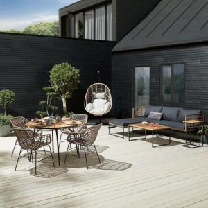 Jysk Stół UGILT S60xD90 drewno tw. 5