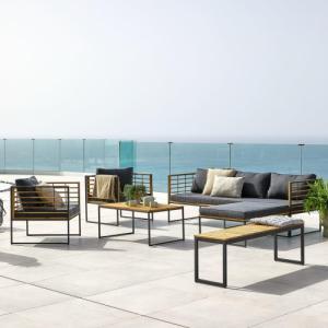 Jysk Stół UGILT S60xD90 drewno tw. 8