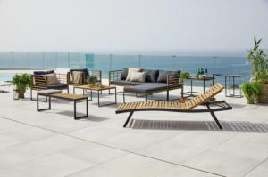 Jysk Stół UGILT S60xD90 drewno tw. 9