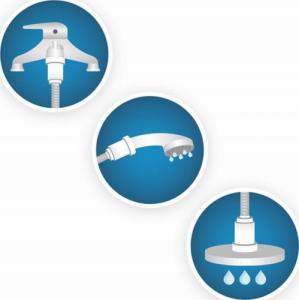 Wessper FILTR DO PRYSZNICA WESSPER AQUASHOWER CZARNY MAT 5