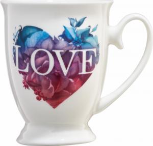 Ambition Kubek porcelanowy Love Letters wielokolorowe serce 300 ml AMBITION 1