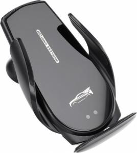 Braders Uchwyt Samochodowy do kratki i do szyby z ładowarką bezprzewodową Qi 15W 2