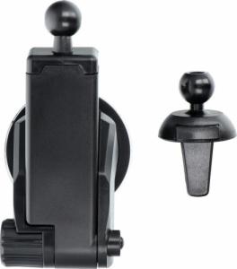 Braders Uchwyt Samochodowy do kratki i do szyby z ładowarką bezprzewodową Qi 15W 9